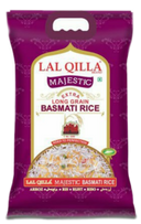 Lal Qilla Basmati Rice   Majestic Extra Long Grain Rice 5kg