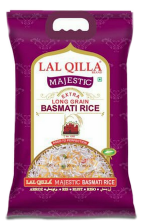Lal Qilla Basmati Rice   Majestic Extra Long Grain Rice 5kg