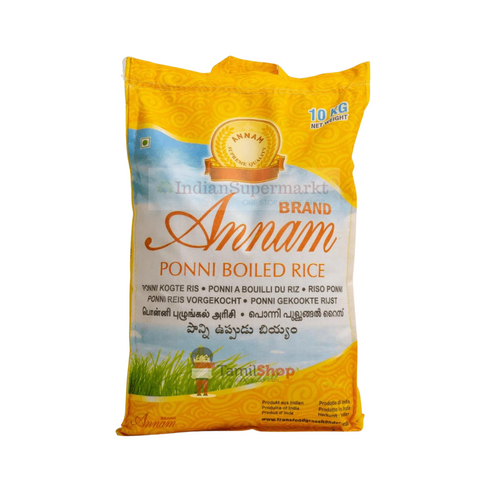 Annam Ponni Boiled Rice 10kg - indiansupermarkt