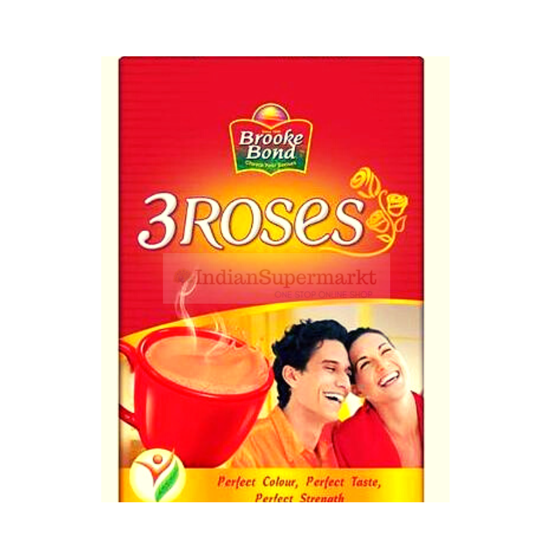 Red Lebel 3 Roses Loose Leaf Black Tea 500gm - indiansupermarkt