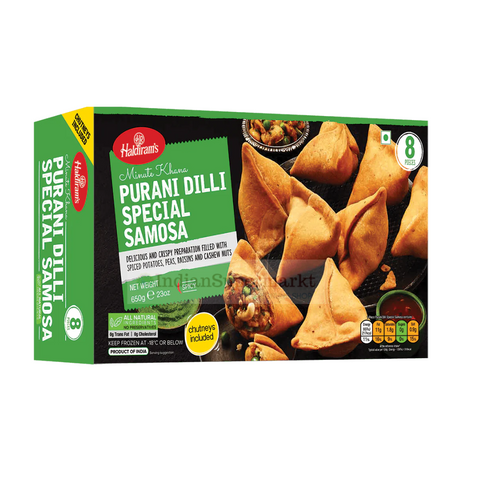 Haldiram Frozen Purani Delhi Samosa - 8pcs (Deliver only Berlin)