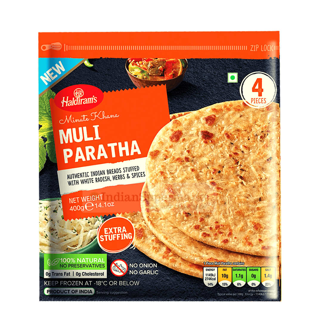 Haldiram Frozen Muli Paratha - indiansupermarkt