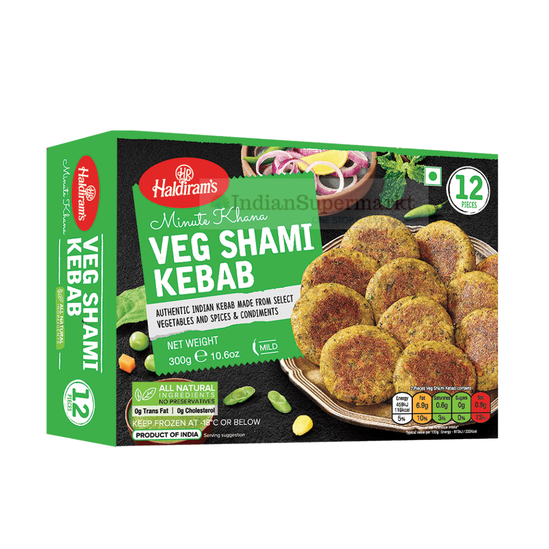 Haldiram Frozen Veg Shami Kebab (Delivery in Berlin) – IndianSupermarkt