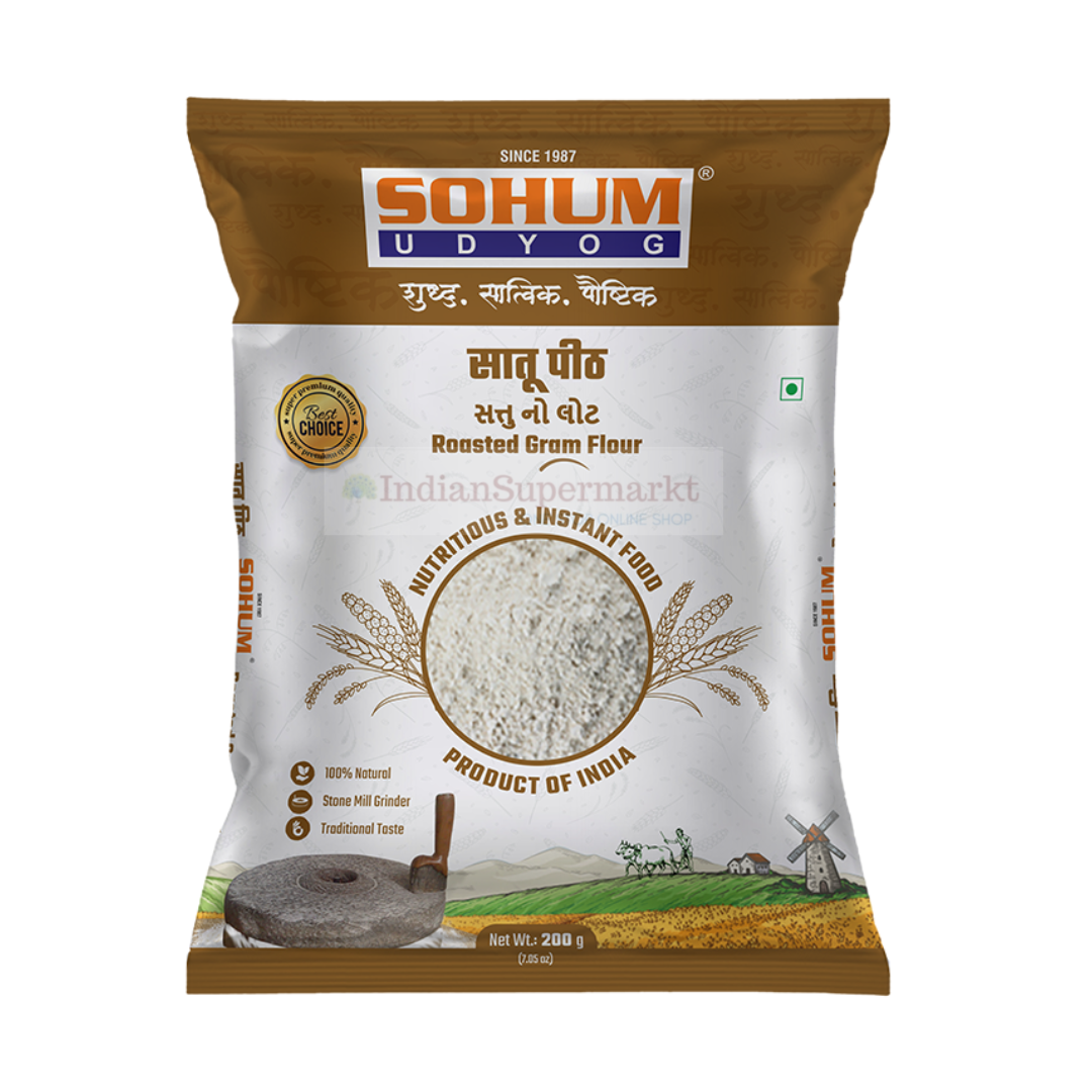 Sohum Udyog Sattu Flour or Chana ka atta - indiansupermarkt