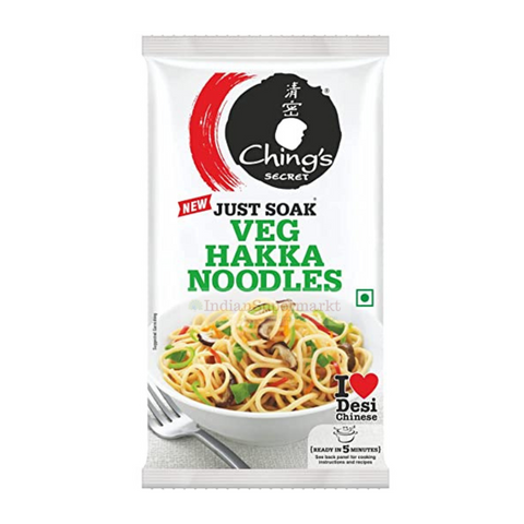 Chings Just Soak Veg Hakka Noodles 140gm - indiansupermarkt