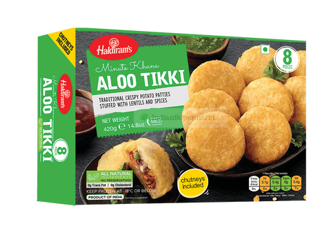 Haldiram Frozen Aloo Tikki Vegan- 8pcs (Delivery in Berlin)